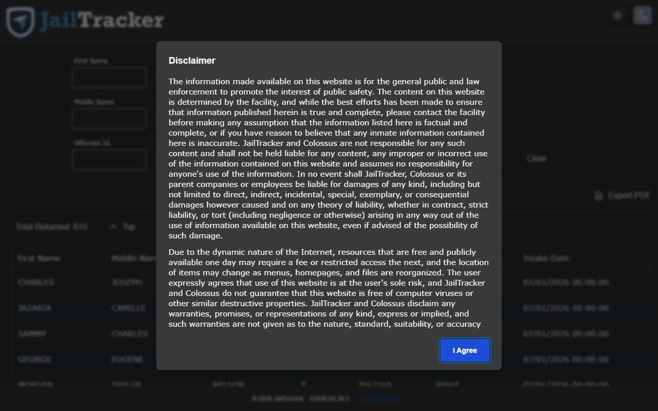 Western Virginia Regional Jail roster search for Montgomery County inmate lookup